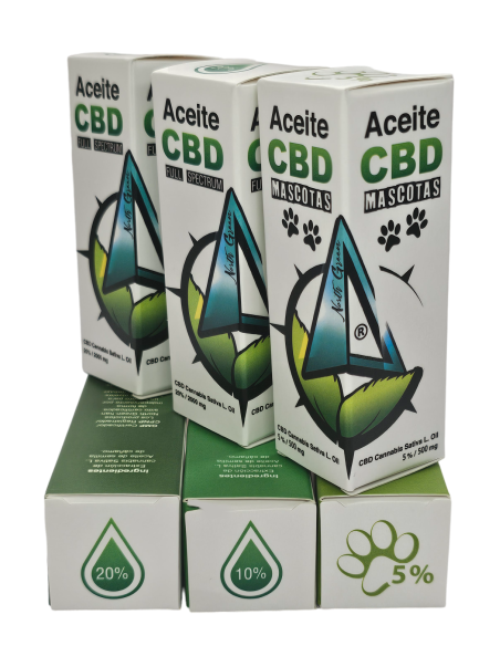 Aceite CBD Mascotas 5% en Gijón