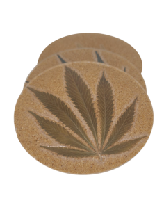 Posavasos Cannabis (Pack 4) - North Green Shop
