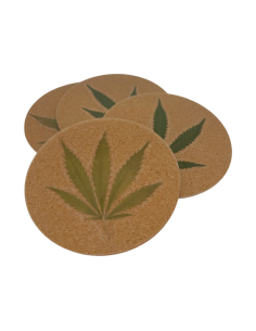 Posavasos Cannabis (Pack 4) - North Green Shop 2