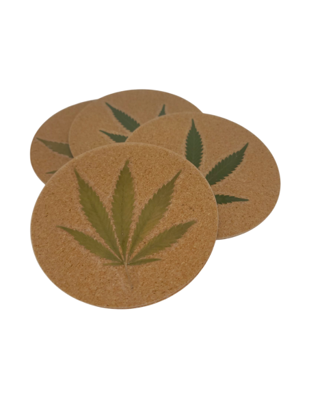 Posavasos Cannabis (Pack 4) en Gijón